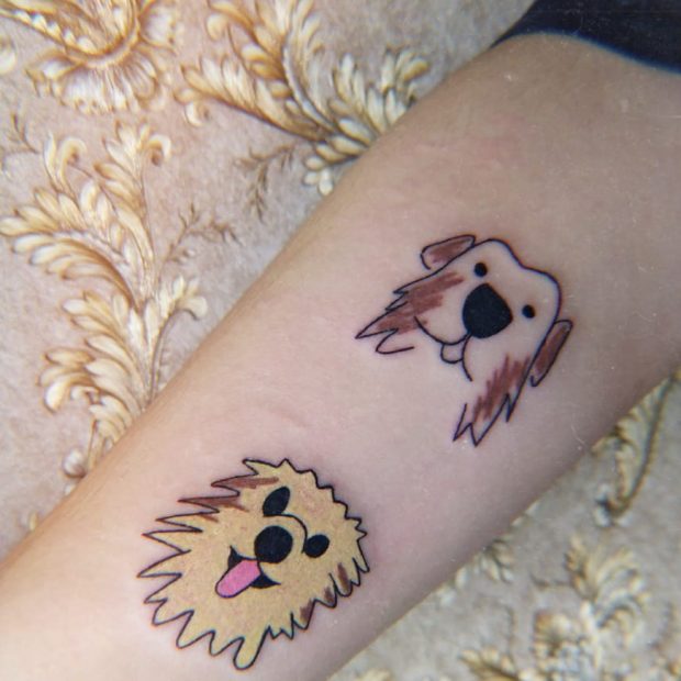 tatuagem-dois-cachorros-pride