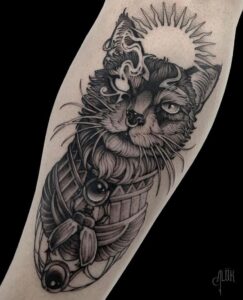 Tatuagem-de-gato-caolho-feito-por-Carina-Alok-tatuagem-autoral-blackwork